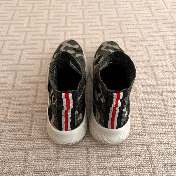 Green Camo Sock Sneakers - Picture 3 of 5